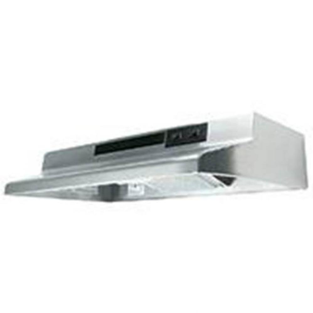 Advantage Ducted Range Hood Stainless Steel w/2 Speed Motor, Incandescent Lighting