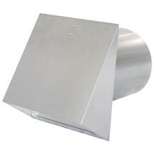 Air King PWC6R - 6'' Round Galvanized Steel Wall Cap with Damper