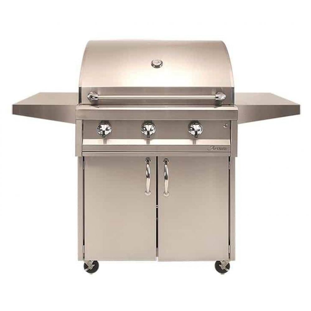 3 Burner - No Rotisserie / No Light and Cart