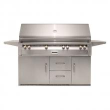 Alfresco ALXE-56BFGR-NG - 56'' Sear Zone Grill On Refrigerated Base