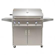 Alfresco ARTP-36C-NG - 3 Burner with Rotisserie and Light and Cart
