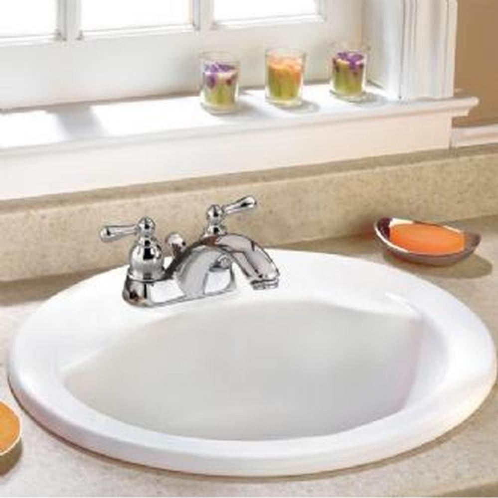 Cadet Oval Countertop Sink Center Hole Only with EverClean