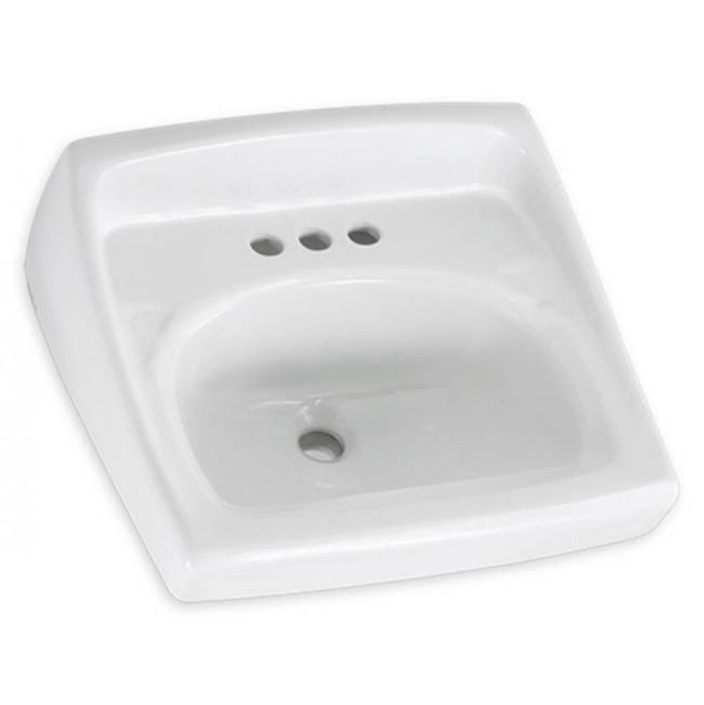 Lucerne™ Wall-Hung Sink Less Overflow With 8-Inch Widespread