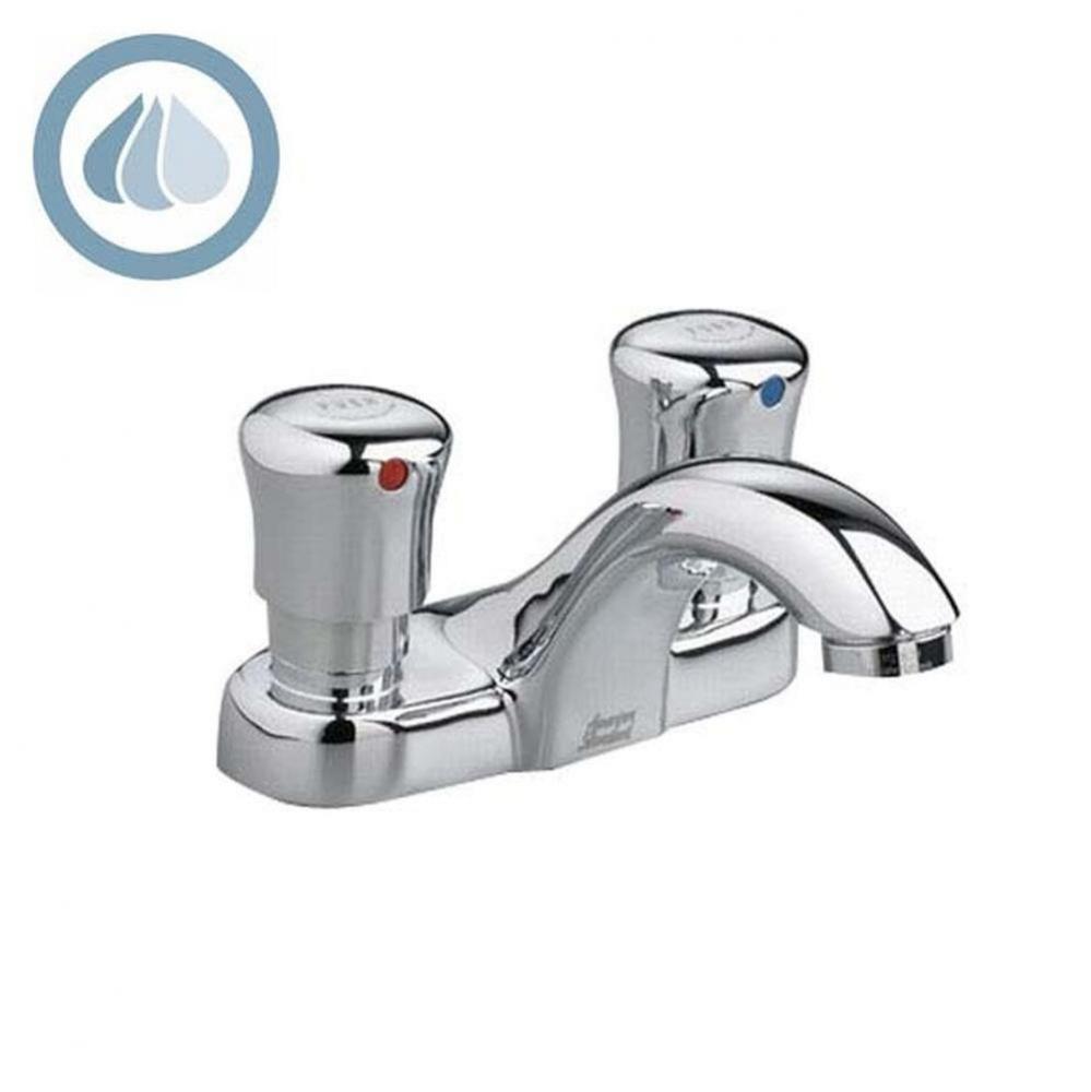 Metering 4-Inch Centerset 2-Handle Faucet 1.0 gpm/3.8 Lpf