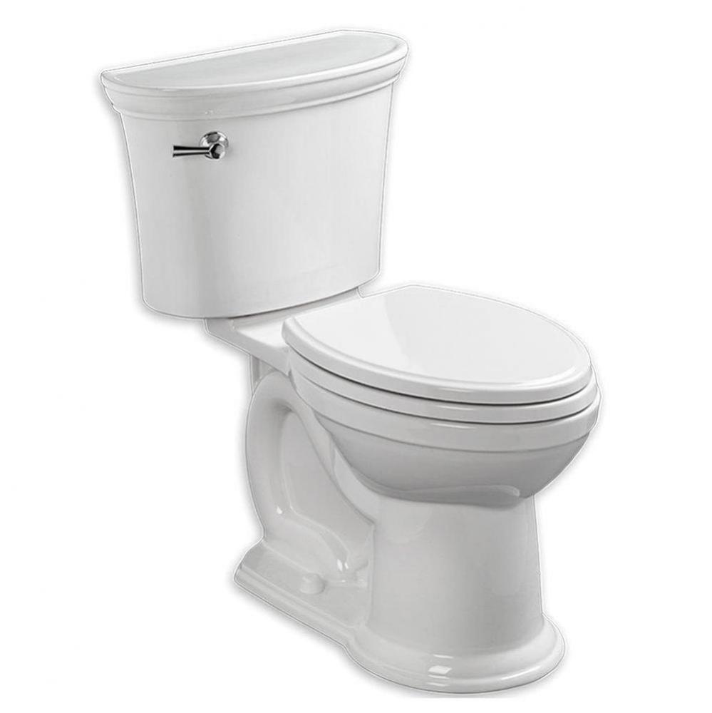 Heritage VorMax Two-Piece 1.28 gpf/4.8 Lpf Chair Height Elongated Toilet less Seat