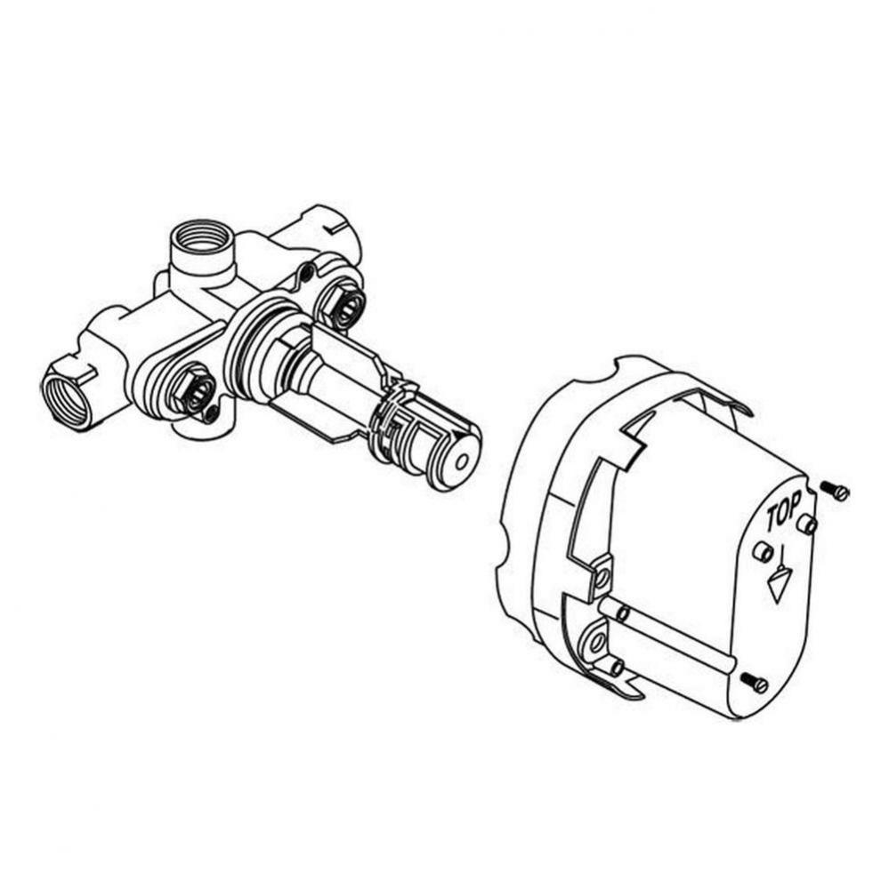 3/4-Inch (19 mm) Central Thermostatic Rough-In Valve