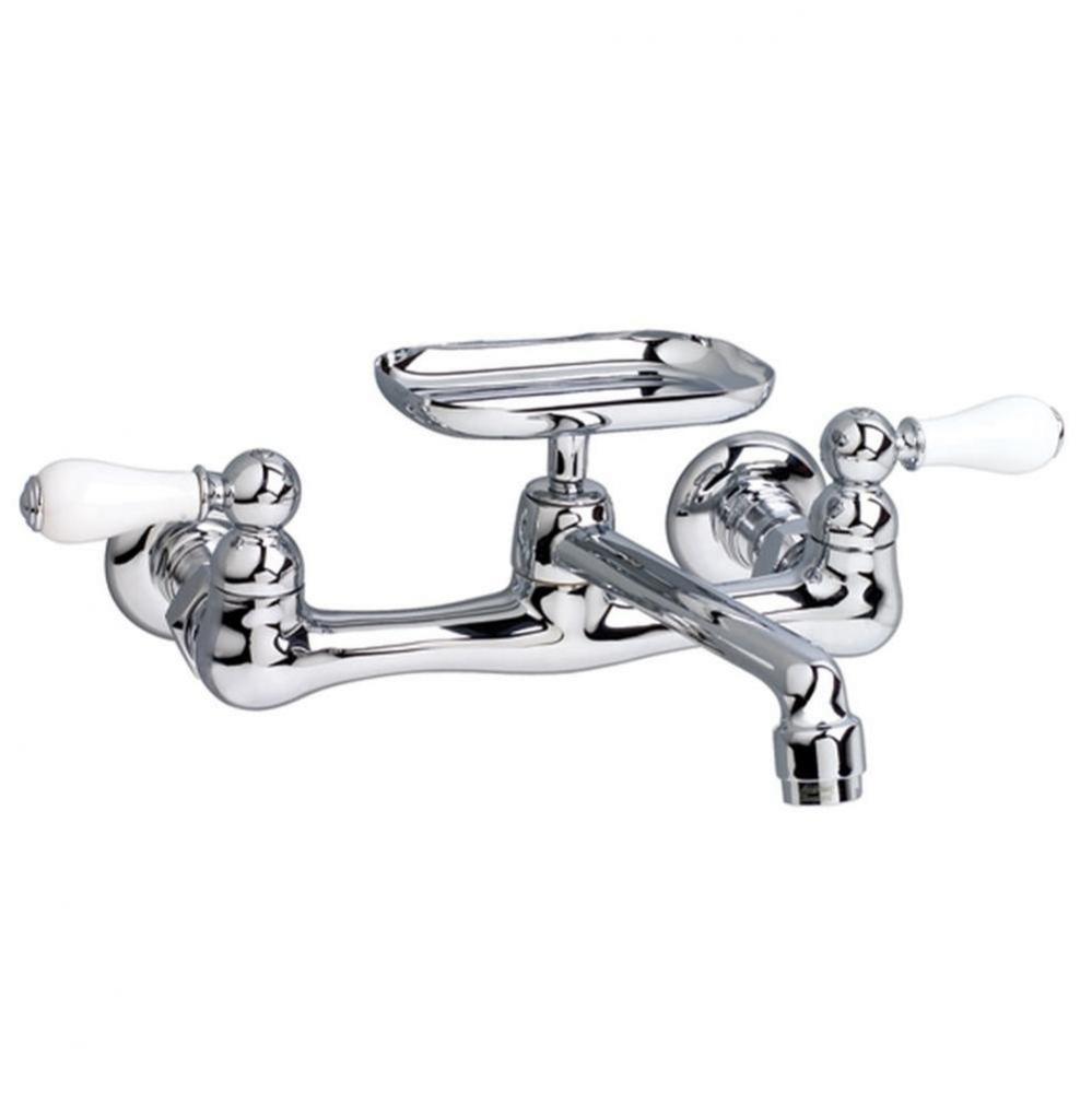 Heritage® 2-Handle Wall Mount Kitchen Faucet 2.2 gpm/8.3 L/min With Soap Dish