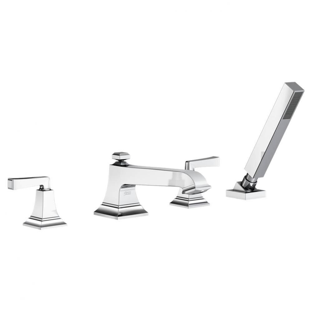 Town Square® S Bathub Faucet With Lever Handles and Personal Shower for Flash® Rough-in