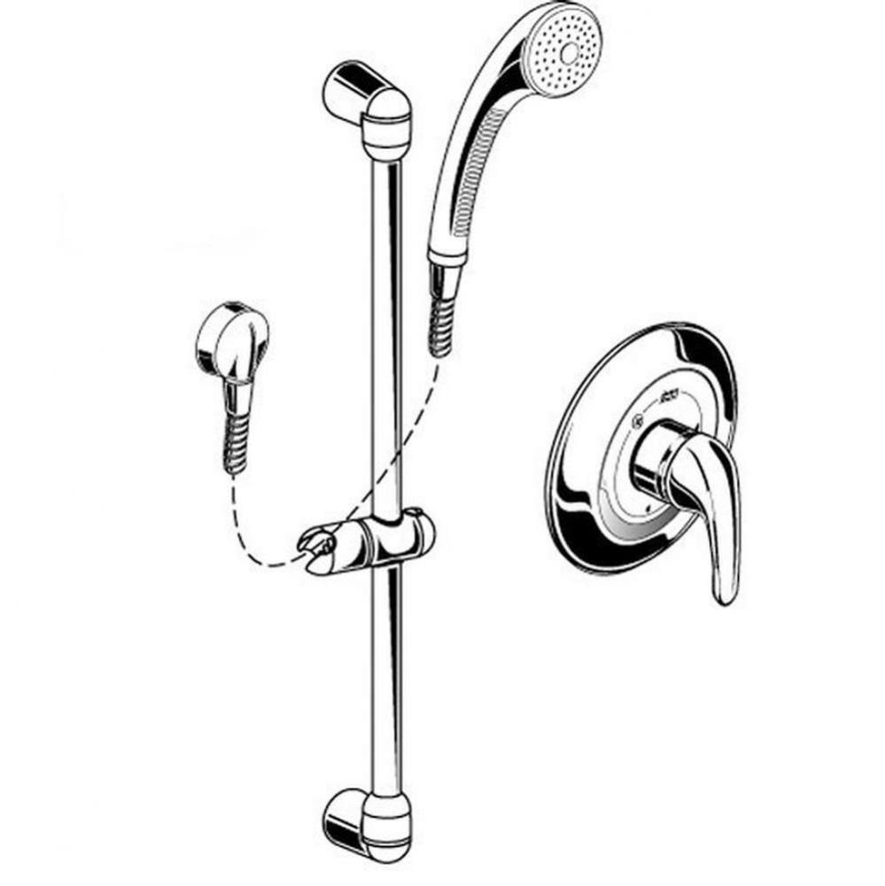 Commercial Shower System Kit - 2.5 Gpm