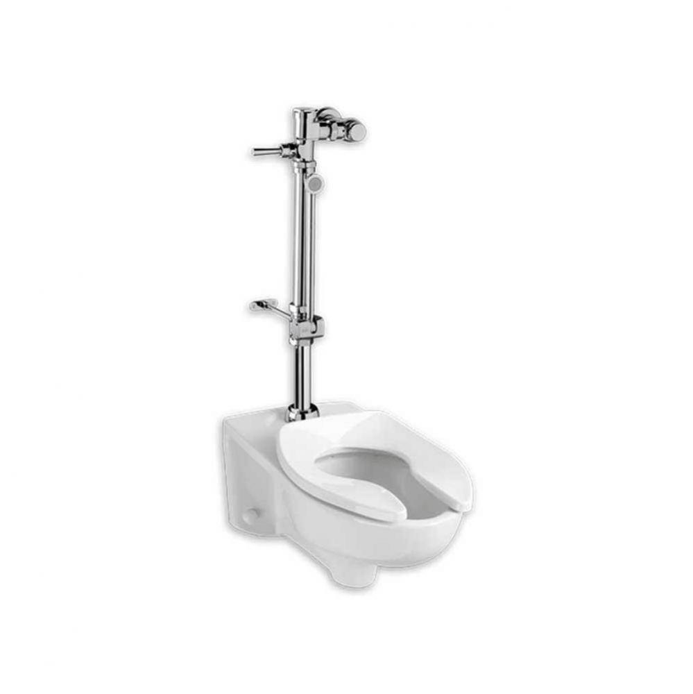 Ultima™ Manual Flush Valve With Bedpan Washer Assembly, Straight Tube, 1.6 gpf/6.0 Lpf