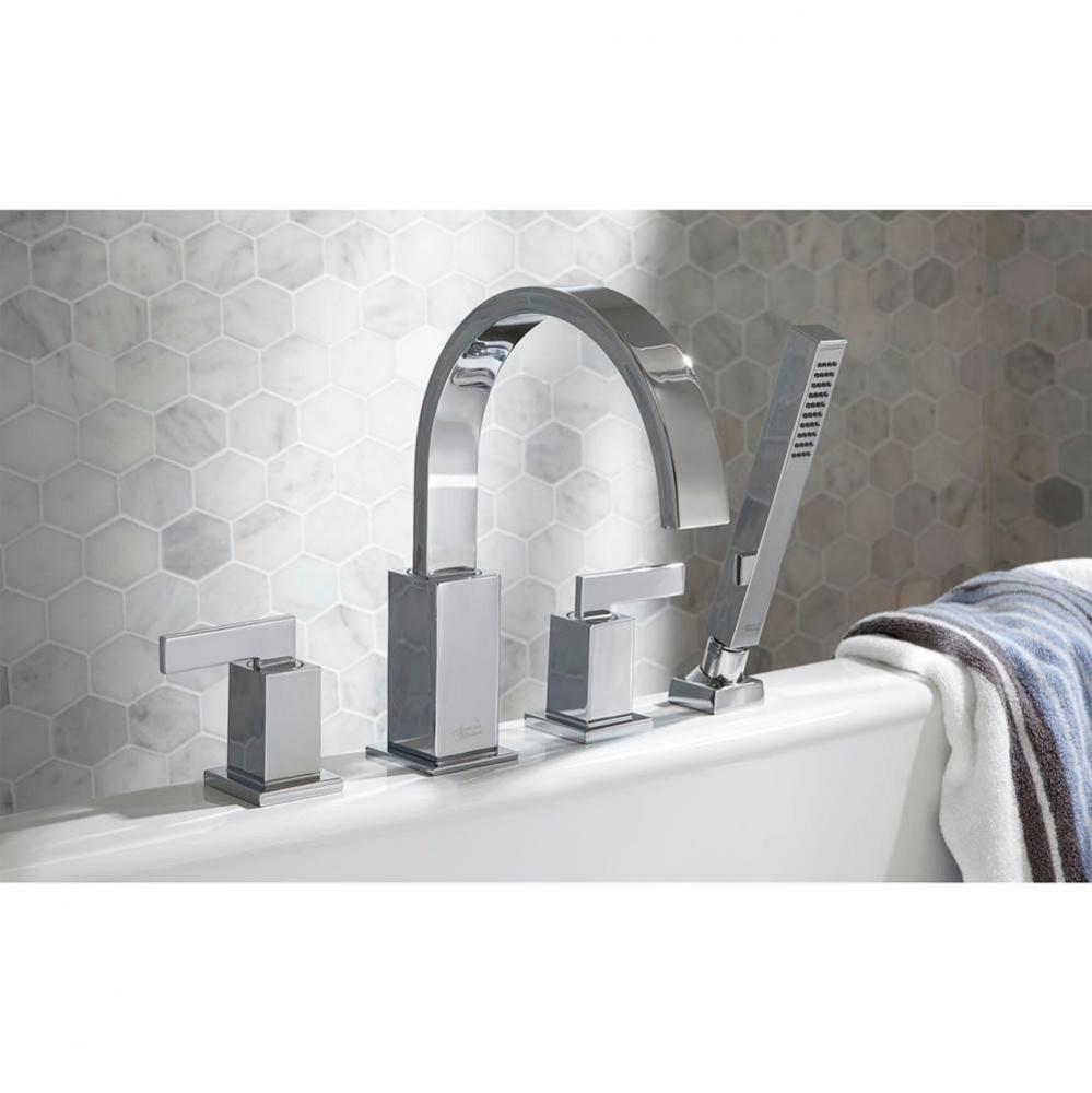 Time Square® Bathtub Faucet With Lever Handles and Personal Shower for Flash® Rough-In V