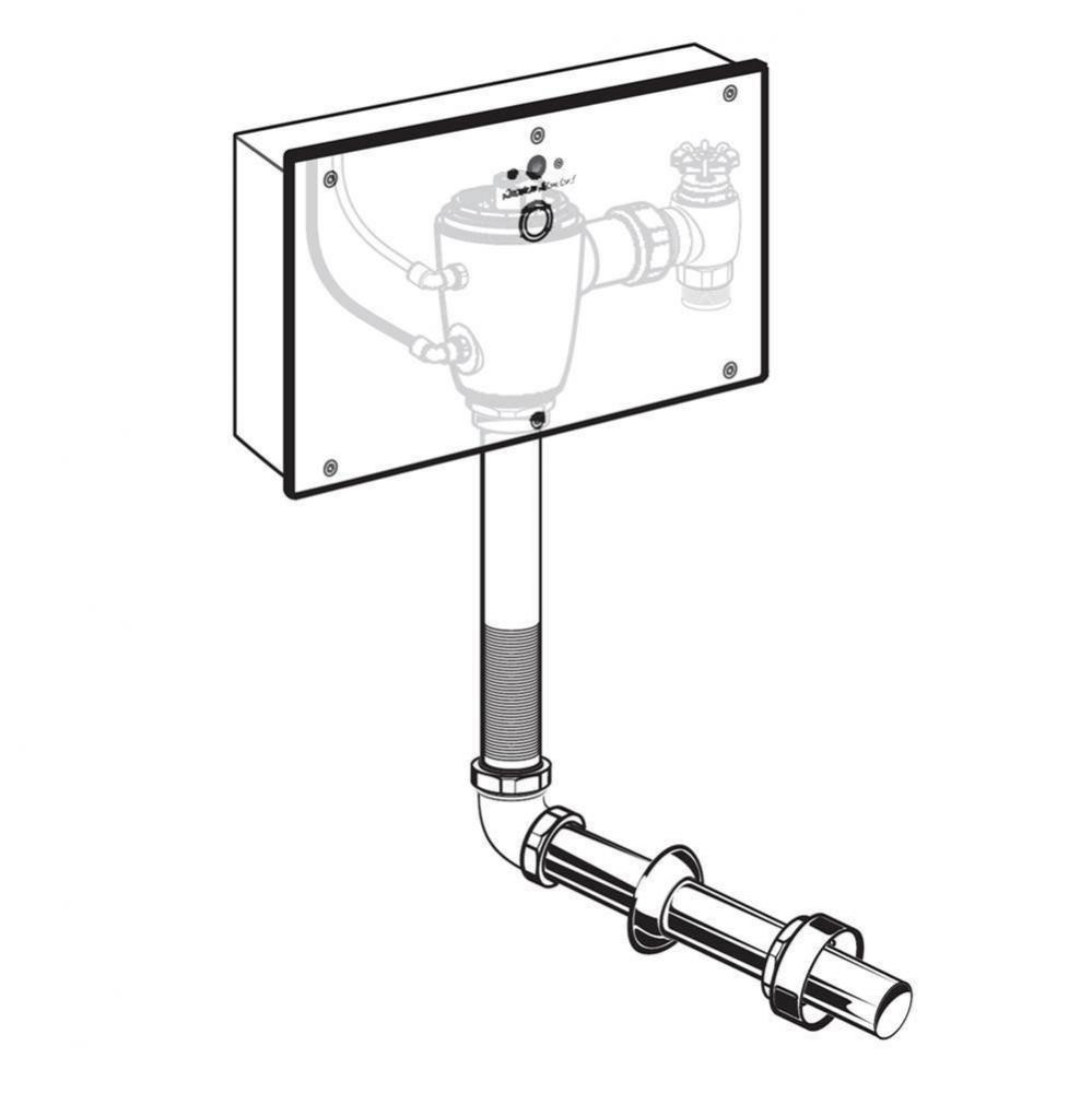 Ultima™ Selectronic Concealed Toilet Flush Valve with Wall Box, Base Model, Piston-Type, 1.1 gpf