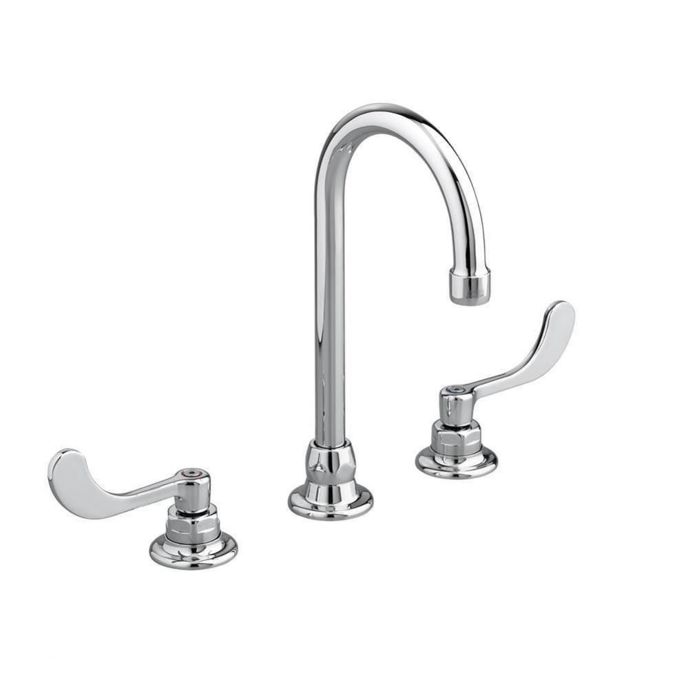 Monterrey® 8-Inch Widespread Gooseneck Faucet With Wrist Blade Handles 0.5 gpm/1.9 Lpm With F