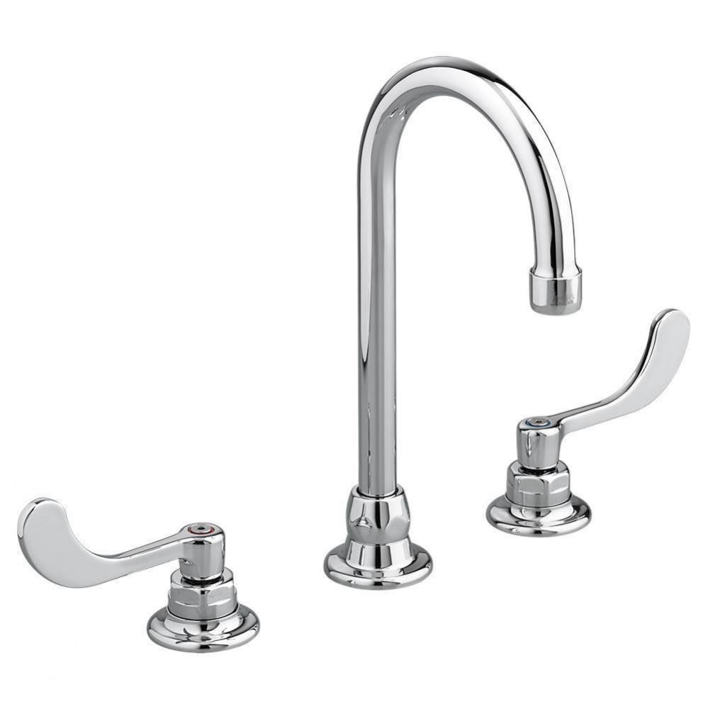 Monterrey® 8-Inch Widespread Gooseneck Faucet With Wrist Blade Handles 1.5 gpm/5.7 Lpm With 3