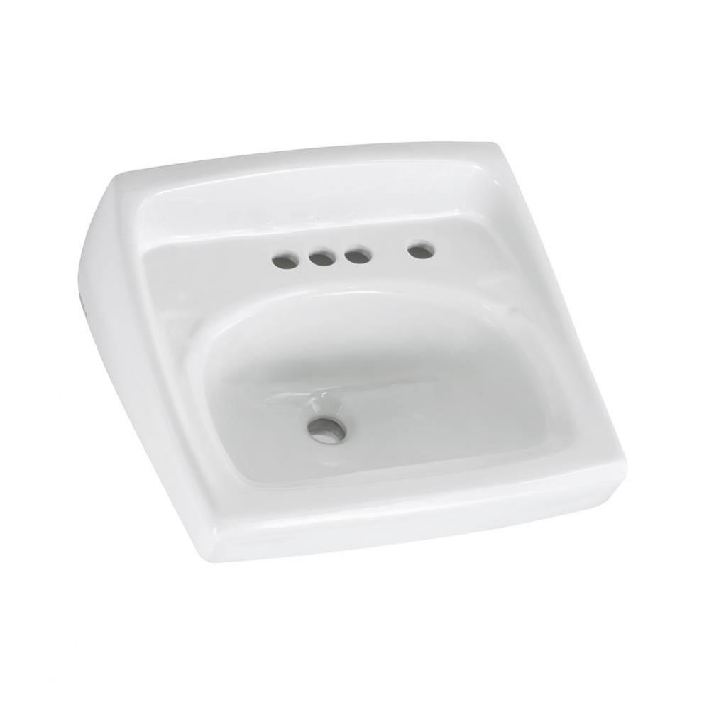 Lucerne™ Wall-Hung Sink With 4-Inch Centerset and Extra Right-Hand Hole