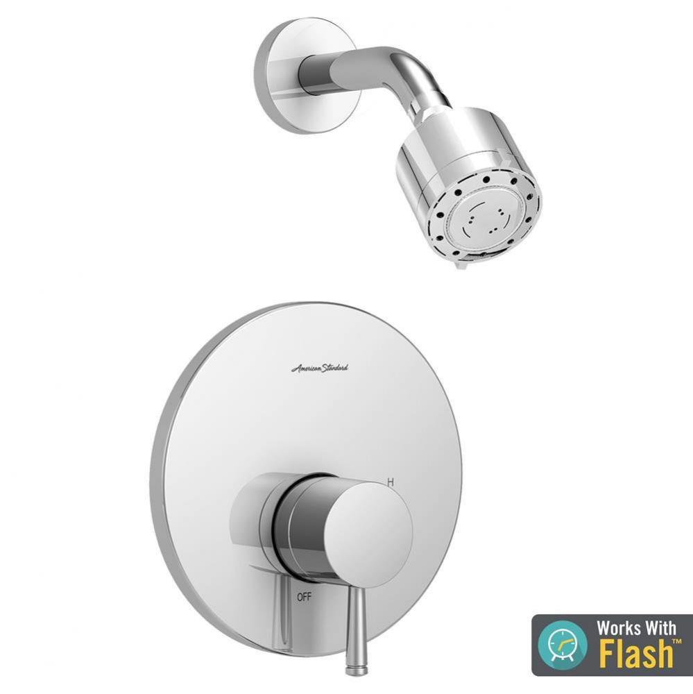 Serin® 2.5 gpm/9.5 L/min Shower Trim Kit With 3-Function Shower Head, Double Ceramic Pressure