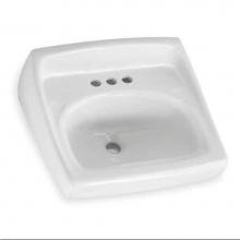 American Standard Canada 0355012.020 - Lucerne™ Wall-Hung Sink With 4-Inch Centerset