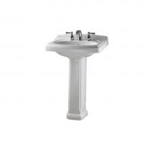 American Standard Canada 0555801.222 - Portsmouth® 8-Inch Widespread Pedestal Sink Top and Leg Combination