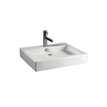 American Standard Canada 0621001.020 - Studio® 22 x 18-1/2-Inch Above Counter Sink With Center Hole Only