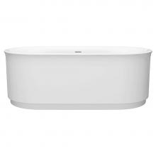 American Standard Canada 2549004.020 - Studio® S 68 x 34-Inch Freestanding Bathtub Center Drain With Integrated Overflow