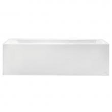 American Standard Canada 2574102.020 - Studio® 60 x 32-Inch Integral Apron Bathtub Above Floor Rough With Right-Hand Outlet