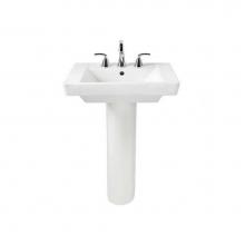 American Standard Canada 0641800.020 - Boulevard® 8-Inch Widespread Pedestal Sink Top and Leg Combination