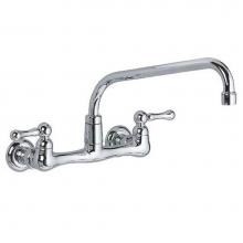 American Standard Canada 7295152.002 - Heritage® Wall Mount Faucet With Cast Spout With Lever Handles and Soap Dish