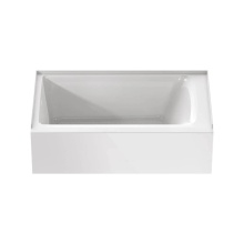 American Standard Canada 2965202.020 - Aspirations 60 x 36-Inch Integral Apron Bathtub With Left-Hand Drain White