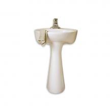 American Standard Canada 0611400.020 - Cornice 4-Inch Centerset Pedestal Sink Top and Leg Combination