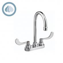 American Standard Canada 7502175.002 - Monterrey® 4-Inch Centerset Gooseneck Faucet With Wrist Blade Handles 0.5 gpm/1.9 Lpm With Gr