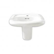 American Standard Canada 0954904EC.020 - Murro™ Wall-Hung EverClean® Sink Less Overflow With 4-Inch Centerset