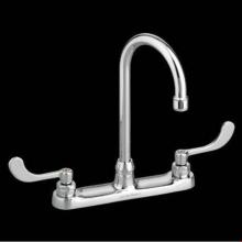American Standard Canada 6405141.002 - Monterrey® Top Mount Kitchen Faucet With Gooseneck Spout and Lever Handles 1.5 gpm/5.7 Lpf Wi