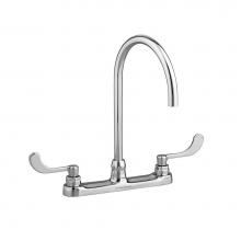 American Standard Canada 6409180.002 - Monterrey® Top Mount Kitchen Faucet With Gooseneck Spout and Wrist Blade Handles 1.5 gpm/5.7