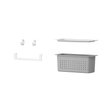American Standard Canada 7194000.020 - Aspirations Customizable Shelving 5-Piece Accessories Kit White