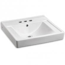 American Standard Canada 9024004EC.020 - Decorum® Wall-Hung EverClean® Sink With 4-Inch Centerset
