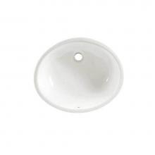 American Standard Canada 0496300.020 - Ovalyn™ Medium Under Counter Sink With Glazed Underside