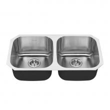 American Standard Canada 18DB.9311800S.075 - Portsmouth 32 x 18-Inch Stainless Steel Undermount Double Bowl Kitchen Sink