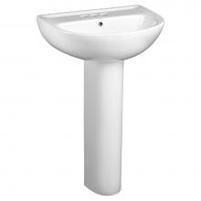 American Standard Canada 0467400.020 - 22-Inch Evolution® 4-Inch Centerset Pedestal Sink Top and Leg Combination