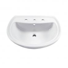 American Standard Canada 0236008.020 - Cadet® 8-Inch Widespread Pedestal Sink Top
