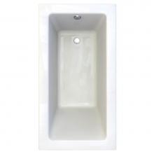American Standard Canada 2932002-D0.020 - Studio® 60 x 32-Inch Drop-In Soaking Bathtub with Zero Edge