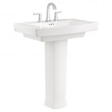 American Standard Canada 0328800.020 - Townsend® 8-Inch Widespread Pedestal Sink Top and Leg Combination