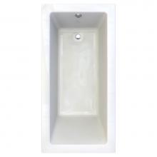 American Standard Canada 2940002-D0.020 - Studio® 72 x 36-Inch Drop-In Soaking Bathtub with Zero Edge