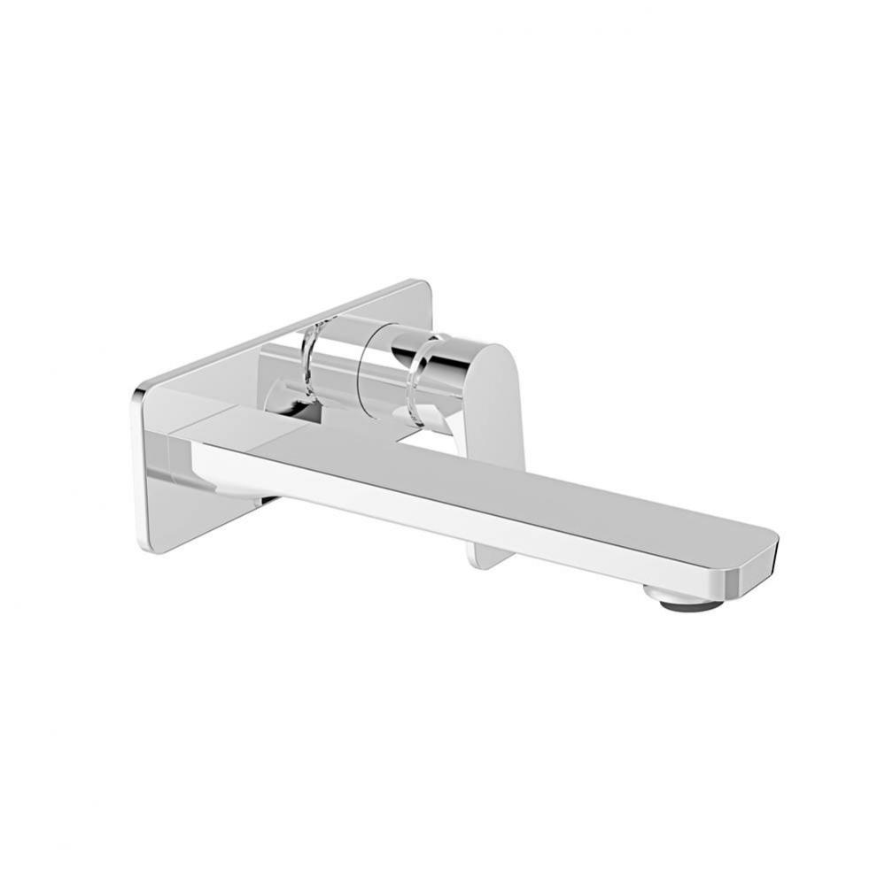 Single Lever Wall-Mounted Lavatory Faucet, Drain Not Included