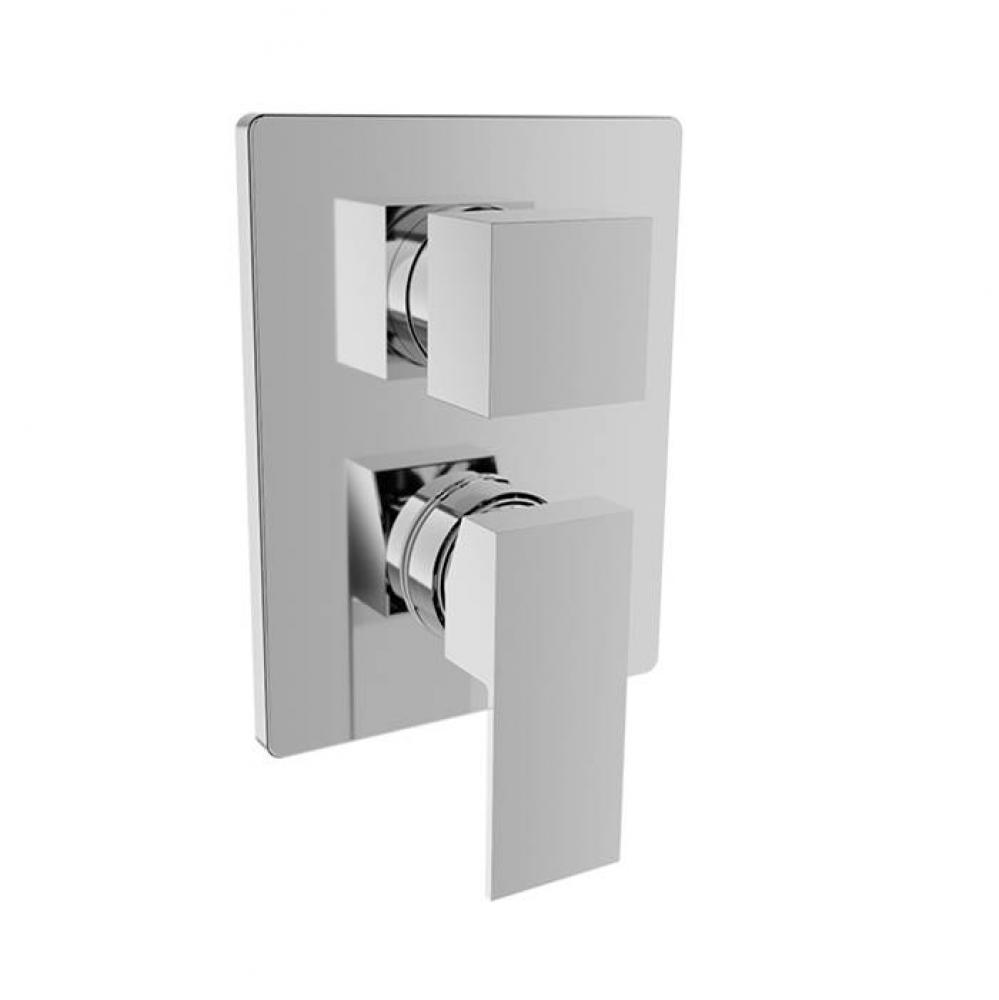Complete Pressure Balanced Shower Control Valve With 2-Way Diverter (Non-Shared Ports)