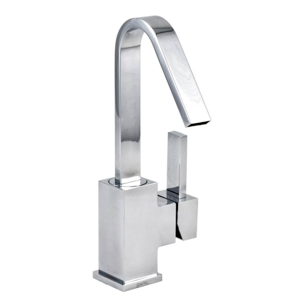 Single hole lavatory faucet, drain included