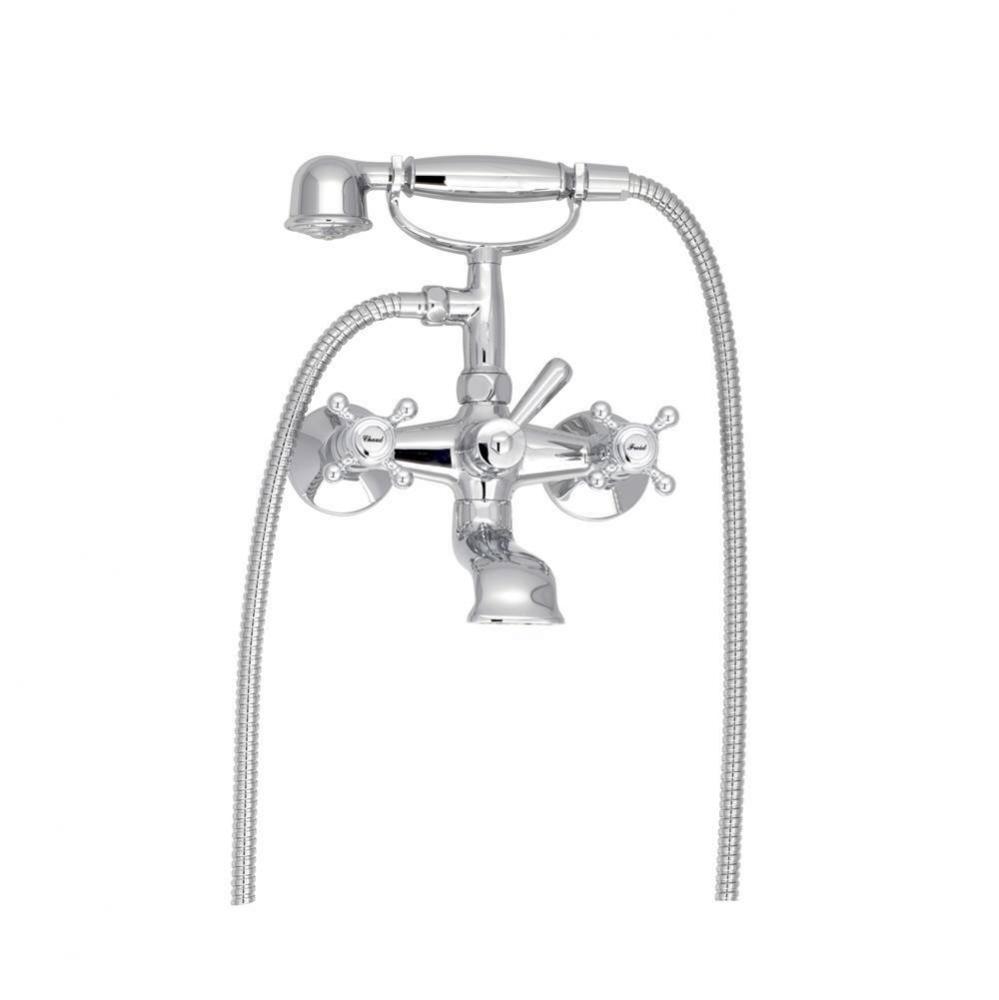 Exposed Tub-Shower Mixer With Hand Shower