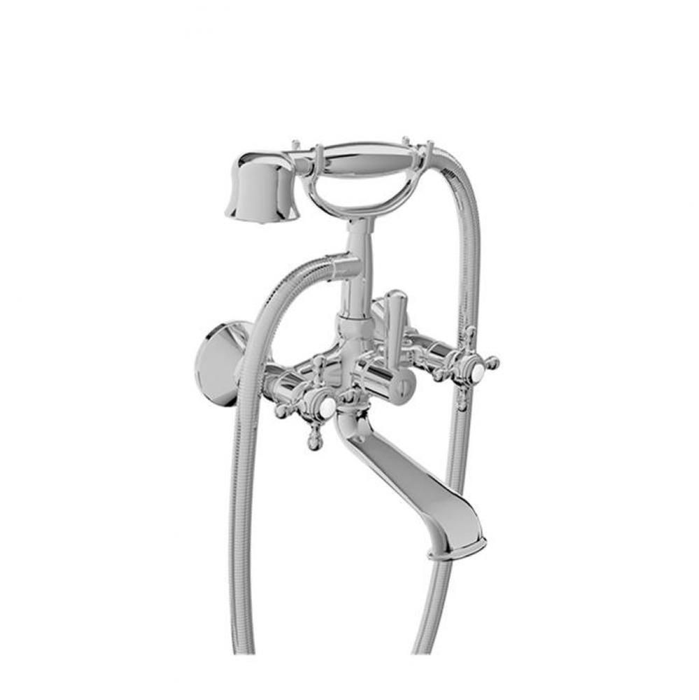 Exposed Tub-Shower Mixer With Hand Shower