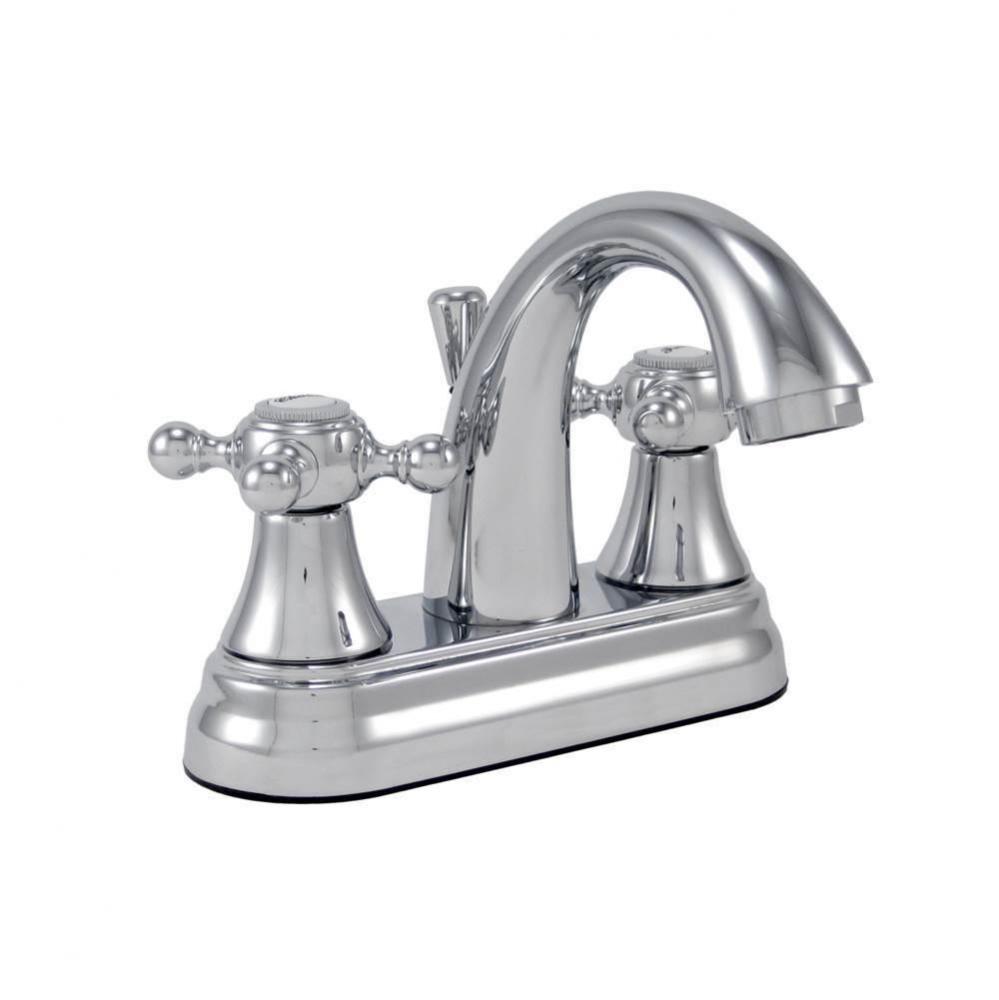 4'' c/c lavatory faucet, drain included