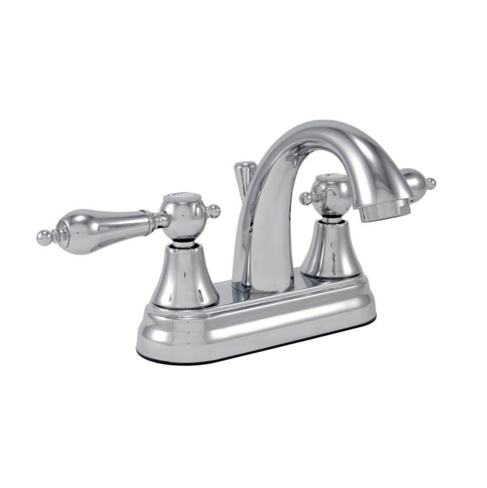 4'' c/c lavatory faucet, drain included