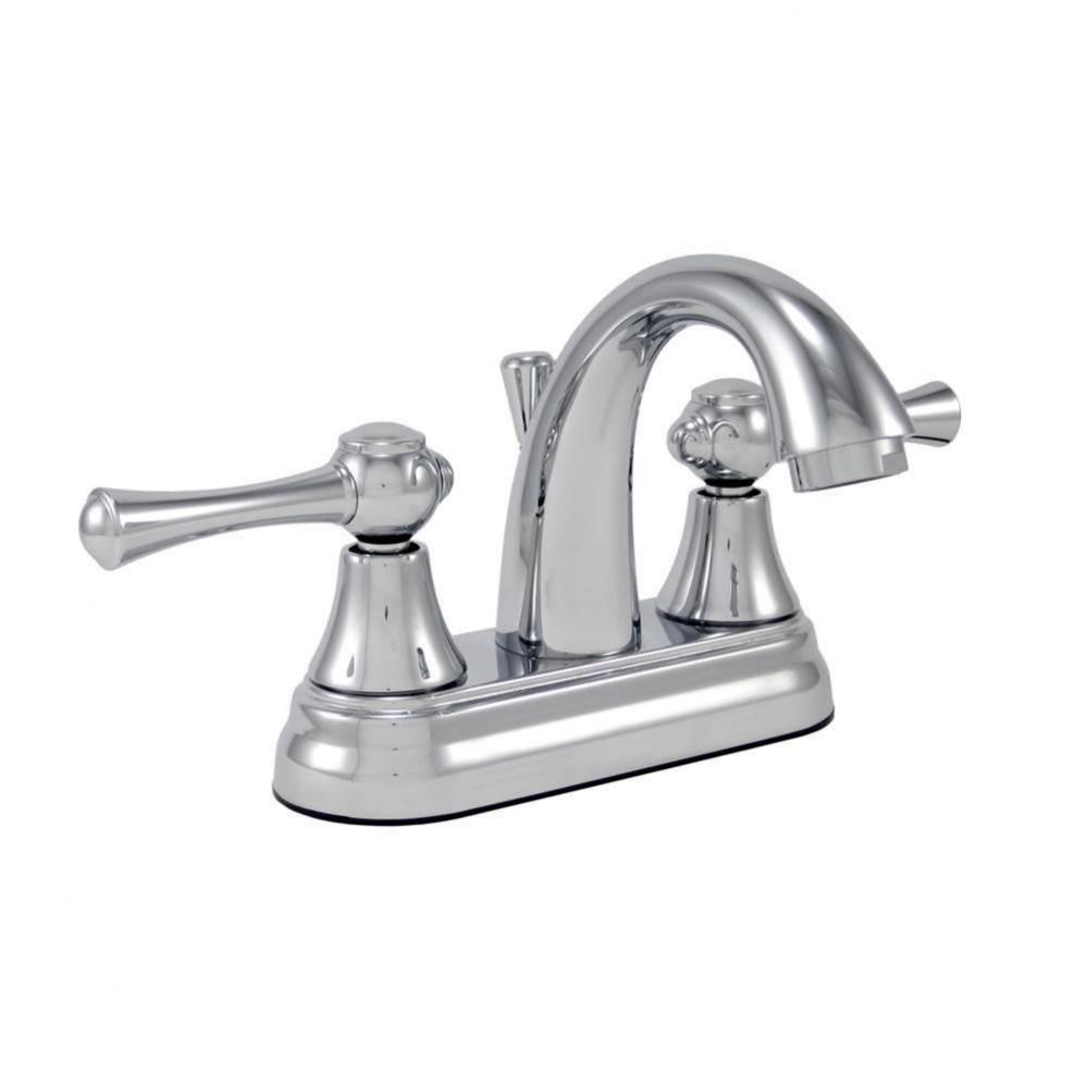 4'' c/c lavatory faucet, drain included